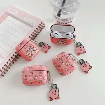 

For Airpods pro Cartoon Kirby Silicone Case Earphones For apple Airpods 2 Bluetooth Wireless Earphone Protective Skin Cover Box