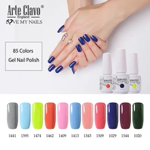 8 мл E Clavo Гель-лак для ногтей, Лаки гибридный УФ светодиодный полу Перманентный лак для ногтей синий Цвета био-Гели Soak Off Гель-лак для ногтей