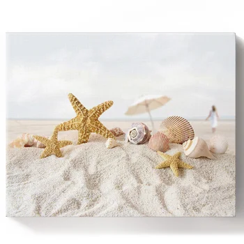 

Sea Beach Starfish Paint by Numbers on Canvas 30X40CM DIY Paint by Numbers Living Room Decoration Gift