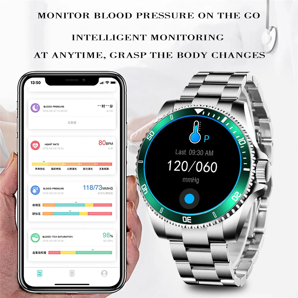 LIGE Bluetooth call Smart Watch Men Supports TFT Card Music Player For Android ios New Luxury Steel Belt Sports smartwatch Women