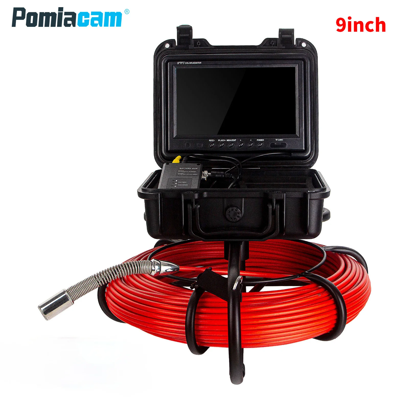 WP9600FD Sewer Pipe Inspection Camera Self-balancing COLOR HD 1200TVL DVR RECORDER VIDEO 8 HOURS LONG WORKING TIME SNAKE CAMERA vicam 23mm long spring pipe camera head drain sewer camera12 led lights inspection camera head replace for vicam