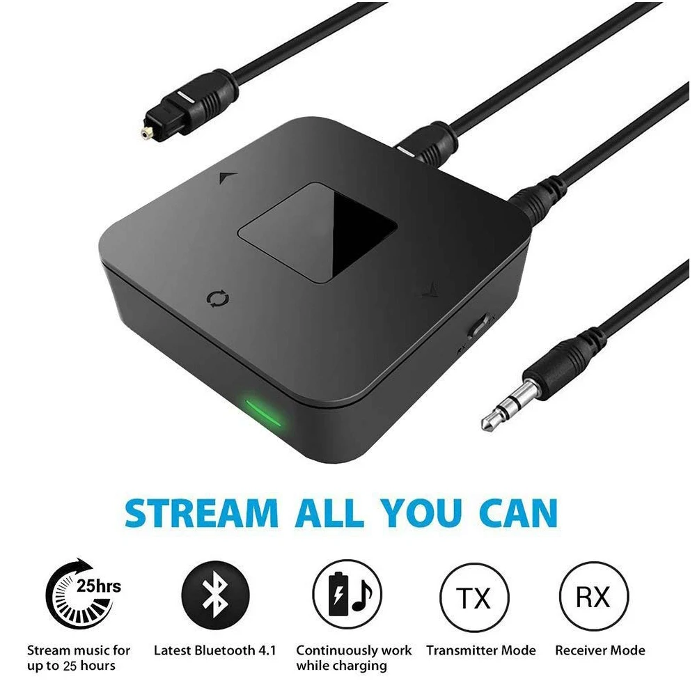 2 в 1 ТВ ПК Bluetooth 5,0 портативный передатчик приемник цифровые оптические наушники Колонки аудио адаптер мини низкая задержка дома
