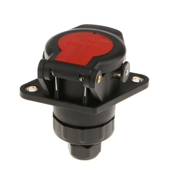 

24V 15-Pins Trailer Plug Socket Wiring Connector Adapter for Tow Caravan