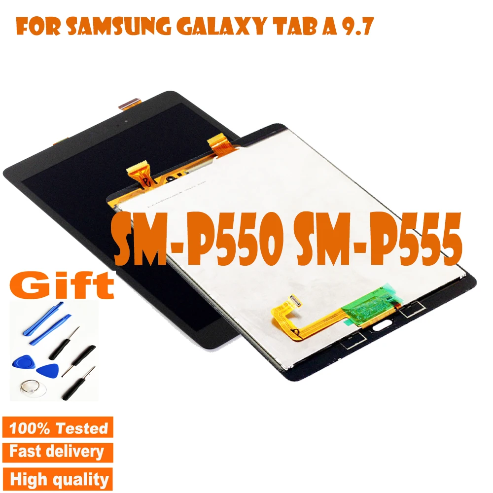 Для Samsung Galaxy Tab A 9 7 SM-P550 SM-P555 P550 P555 цифровой преобразователь сенсорного ввода с