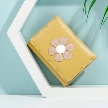 

Fashion Cute Card Case Holder Credit Protector Cover Floral Printed Wallet Bags Girls Women Travel Pu Leather Coin Holder Bags