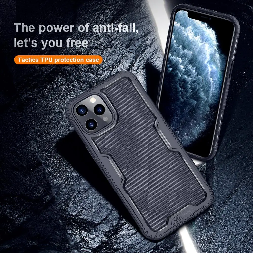 Нескользящий ударопрочный чехол NILLKIN из ТПУ для iphone 12 Pro Max 5 4 6 1 7 дюйма | Мобильные