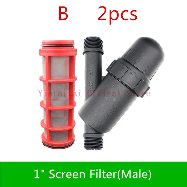 Watering Disc Filter For Greenhouse Irrigation Screen Filter Element Drip Irrigation Filter Disk Drip Irrigation Fittings B    2pcs