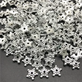 

50-200pcs Silver Jewelry Accessories Acrylic Beads Loose Hole Beads Jewelry Accessories Beads Jewelry Making DIY Bracelet