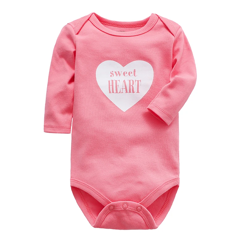 xch201902-22 Боди для новорожденных; одежда для малышей; bebes; хлопковая одежда с длинными рукавами и принтом для малышей 0-24 месяцев - Цвет: xch201902-22