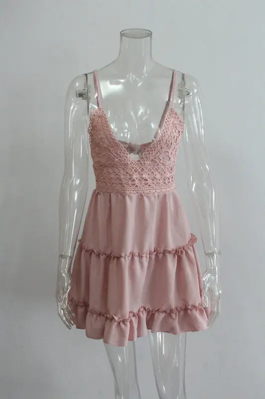 BacklakeGirls Sexy V Neck Sleeveless Spaghetti Strap Mini Cocktail Dress Short Party Prom Dress Vestidos De Fiesta