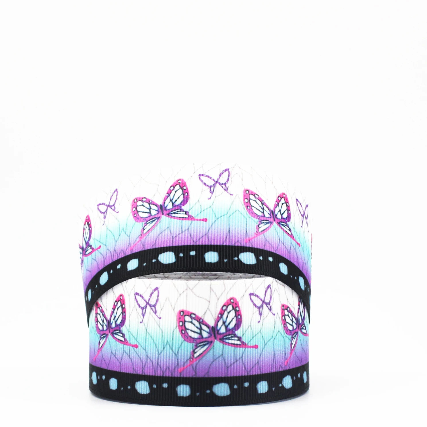 

Butterfly Ribbon Grosgrain Diy Hairbow Headwear Printed Grosgrain Ribbon Gift Decoration Ribbon 16MM22MM 25MM 38MM 57MM 75MM