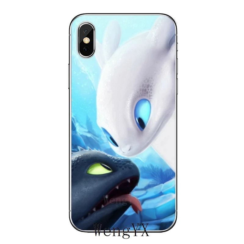 Как приручить дракона 3 Беззубик свет яура для iPhone 11 pro XR X XS Max 8 7 6s plus SE 5s 5c iPod Touch 5 6 Чехол - Цвет: Light-Fury-A-14