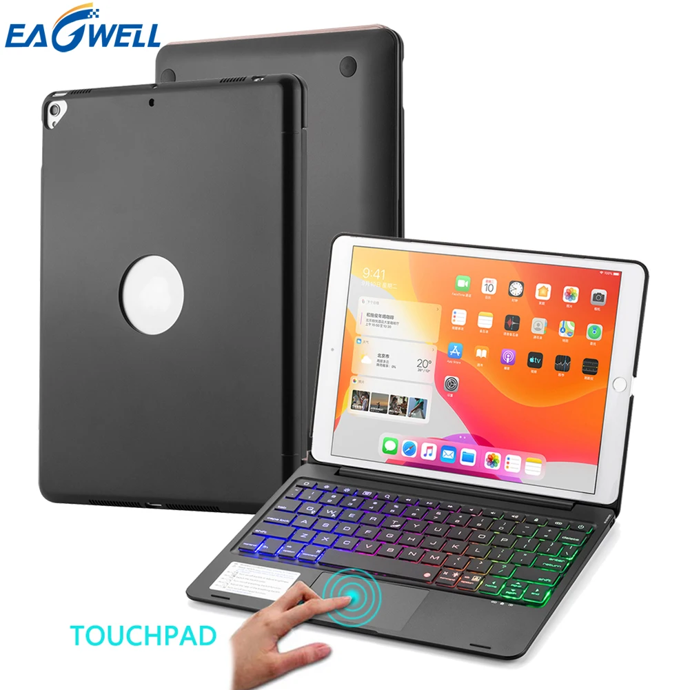 for iPad Pro 12.9 11 2018 2020 Air 4 10.9 3 7th Gen 10.2 2019 10.5 2017 Backlit Keyboard Tablet Case with Touchpad | Компьютеры и офис