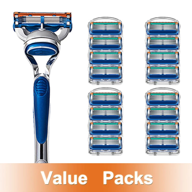 Razor-Blade Shaving-Cassette Gillettee Fusionn Replacement-Heads Include-Handle All-Series-Holder