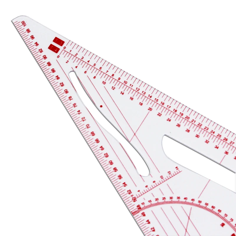 3220 plate-making fine arts multi-functional scale triangular printing ruler sizing ruler learning clothing scale drawing ruler triangle ruler