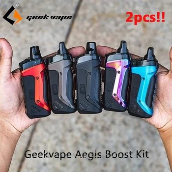 

2pcs!! Geekvape Aegis boost 40W Vape Electronic Cigarette Mod with 3.7ml Cartridge Vaporizer Kits vs aegis solo