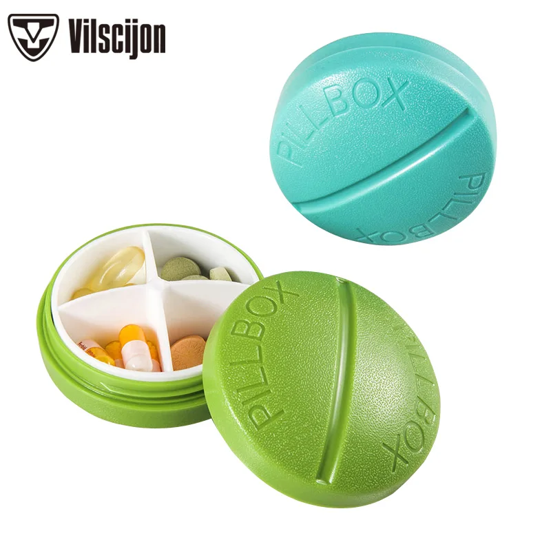 

Compartment Travel Pill Box Organizer Tablet Medicine Storage Dispenser Holder Health Care Tool