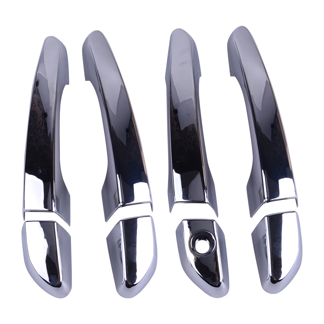 

DWCX 8pcs Chrome Car Side Door Handle Cover Trim Molding Bezel Overlay ONE Keyhole fit for Hyundai Tucson 2016 2017 2018 2019