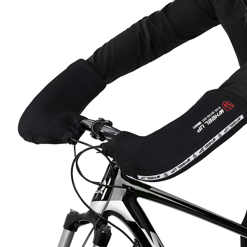 

Wheelup Mountain Road Bike Bicycle Protective Gloves Windproof Warm Riding Handle Gloves Warm Grip Cover
