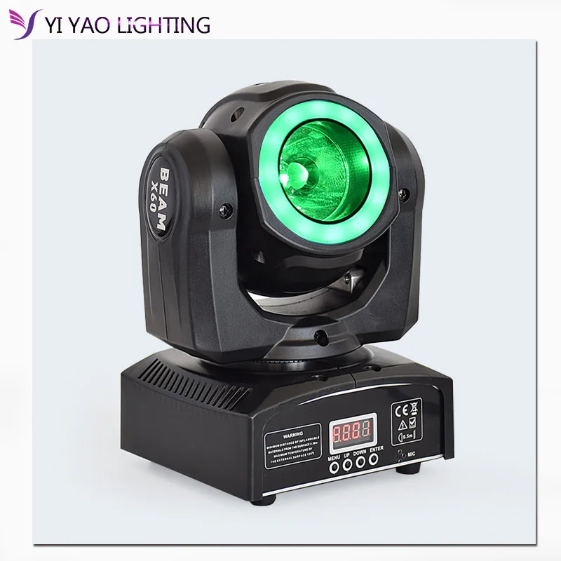 

60W Led Spot Moving Head Light dj controller Led Light 60W RGBW 4in1 spot Beam mini led moving head lights