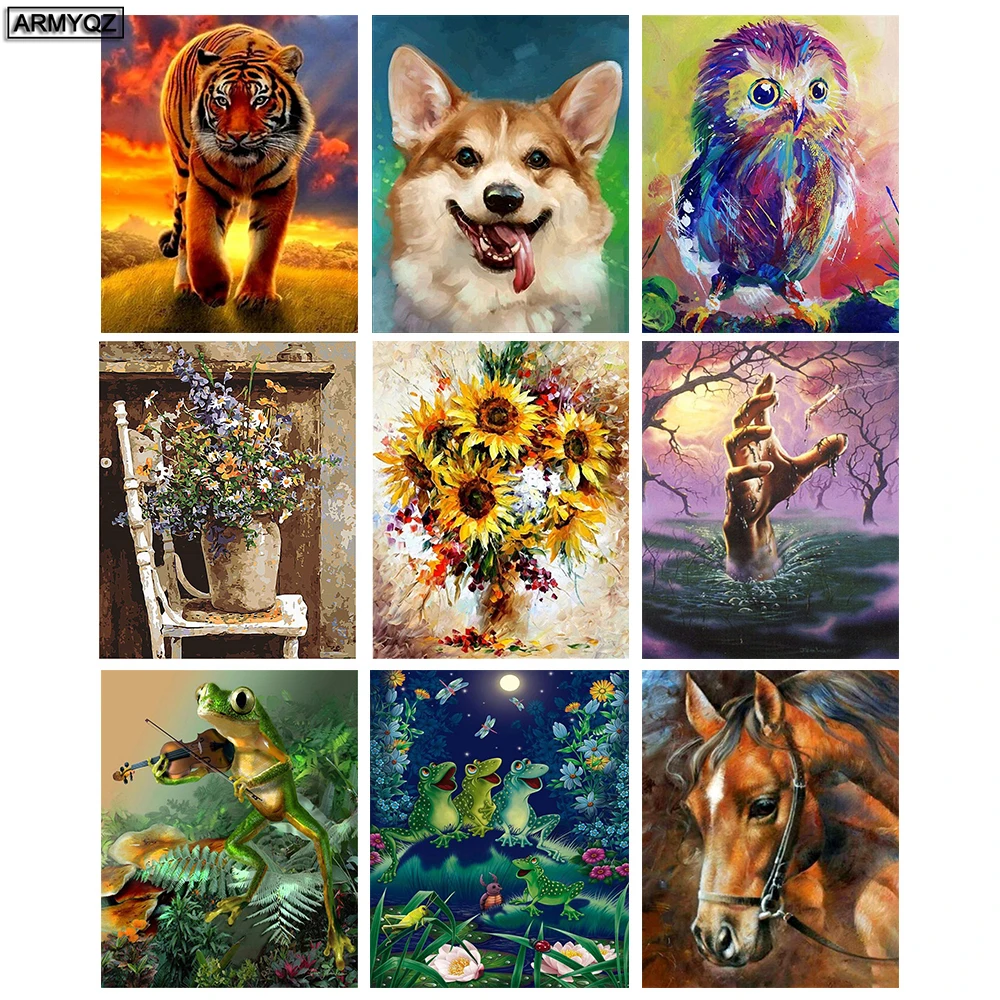 Алмазная 5D картина сделай сам с полными квадратными стразами зимними птицами