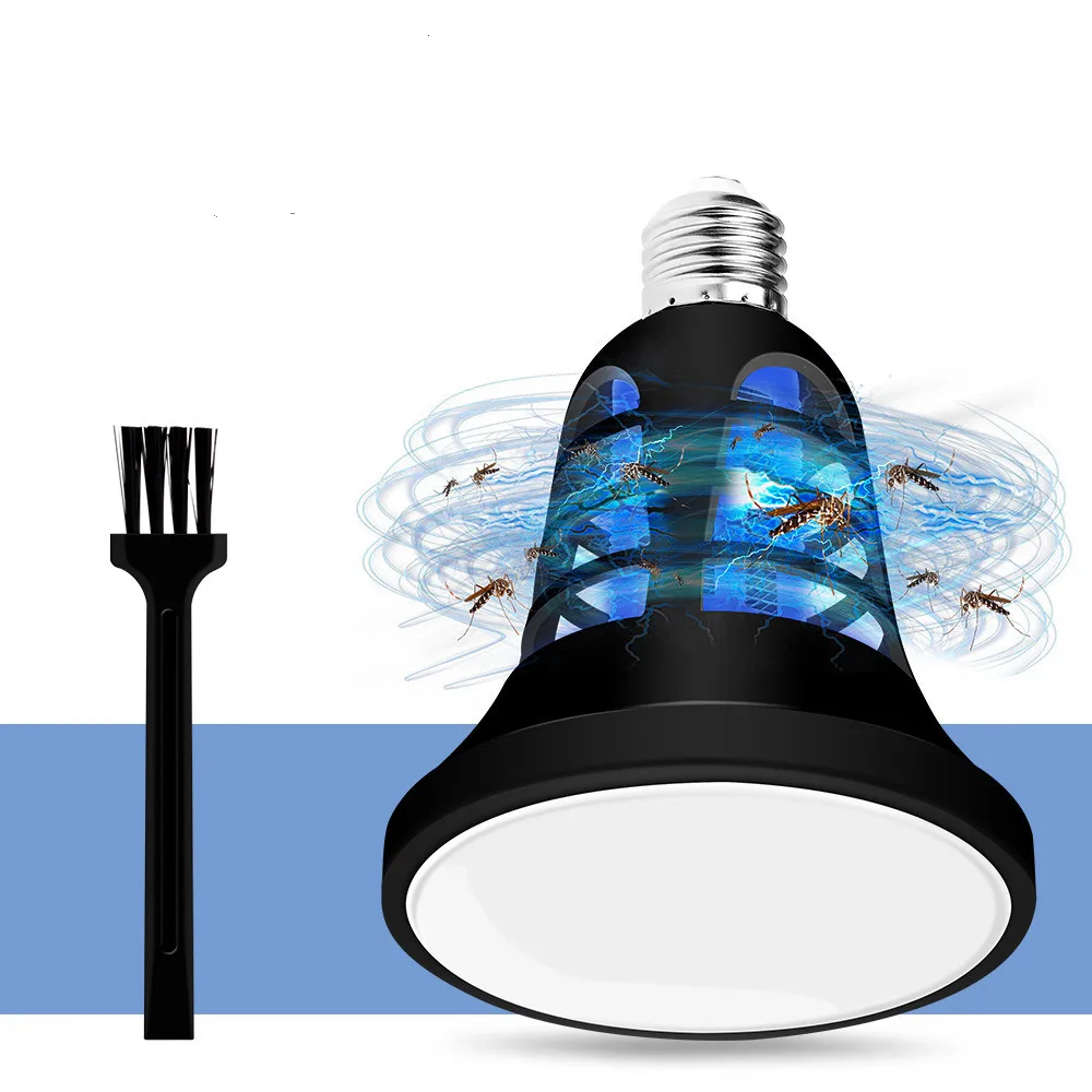 

220V Outdoor Mosquito Killer Lamp Electric Mosquitoes Anti Mosquito Light Bulb USB Insect Killer Trap Bug Zapper For Home Garden