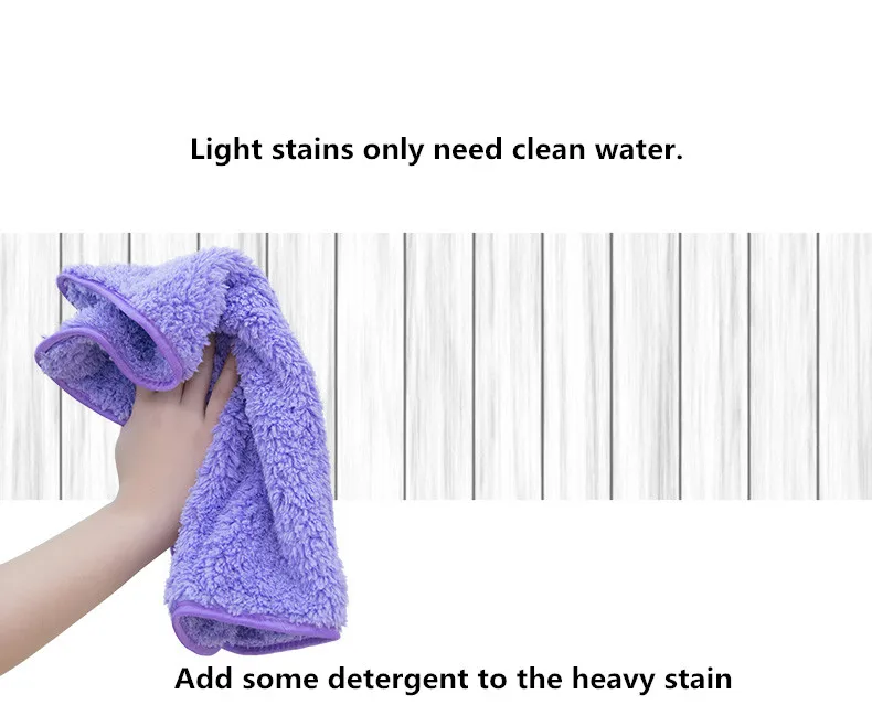 10PCS Flauschigen Lumpen für Haushalt Reinigung Tuch Super Saugfähigen Küche Handtücher Mikrofaser Bad Plüsch Tuch Dropshipping – Detail 10