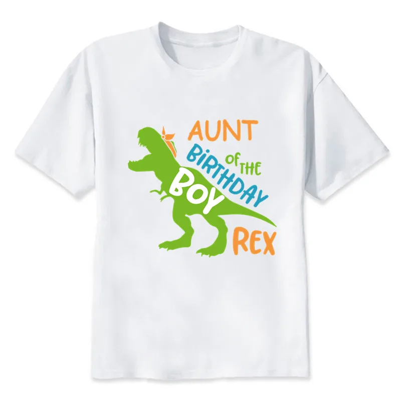 plus size matching family outfits Matching Family Outfits For Birthday Boy Dinosaur Rex Theme Party Family Look T-shirt Kids Clothes Father Mother Daughter Son Mom And Daughter Matching Outfits