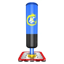 

Hot sell fitness equipment heavy boxing training bags free standing kickboxing body punching bag with pu leather