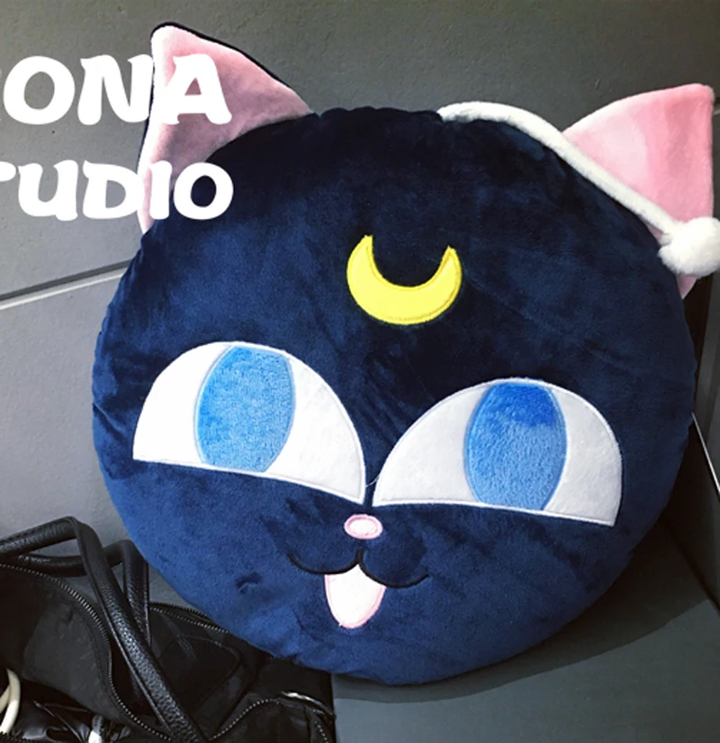 Anime SAILOR MOON Luna Cat Plush Doll Pillow Stuffed Cosplay Toy Xmas Gift