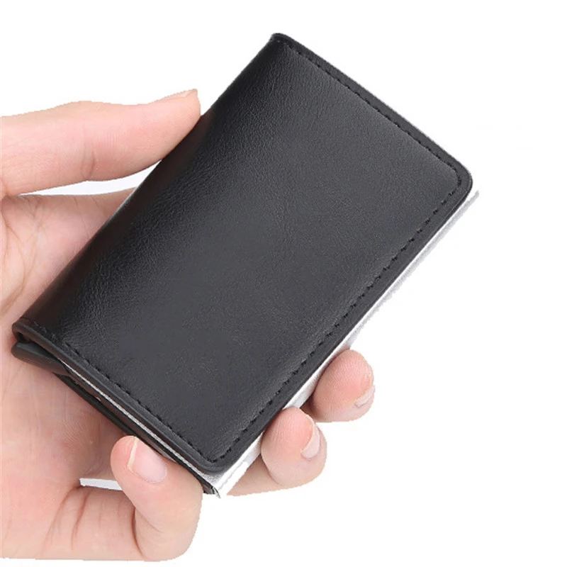 ZOVYVOL, всплывающий Тонкий чехол для ID карты, Ретро Стиль, мини ID держатель для карт, противоугонная RFID защита, кредитный держатель для карт, алюминиевая коробка, распродажа