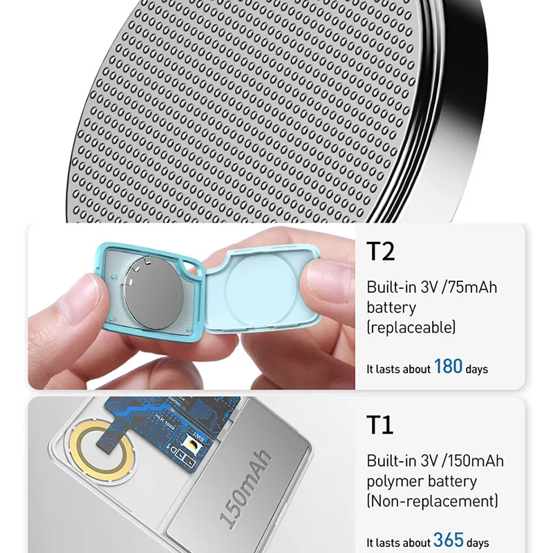 ZK30 GPS Locator Tracker Wireless Smart Tag Key Finder Anti-lost Alarm Finder Locator Wallet Anti Lost Alarm Tag