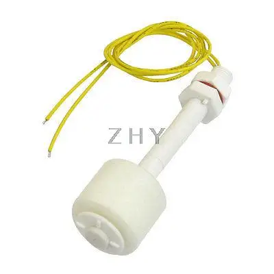 

Pool Vertical Water Level Sensor Floating Float Switch PP Black Yellow