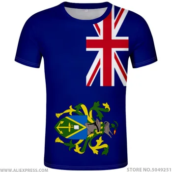 

PITCAIRN ISLANDS T Shirt Diy Free Custom Name Number Pcn T-shirt Photo Text Logo 0 Clothing Print Nation Flag Country College Pc