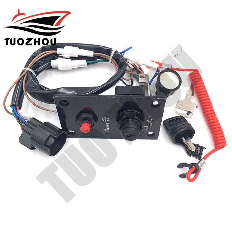 

Marine Outboard Single Engine Ignition Key Switch Panel Assy 37100-96J24 for Suzuki