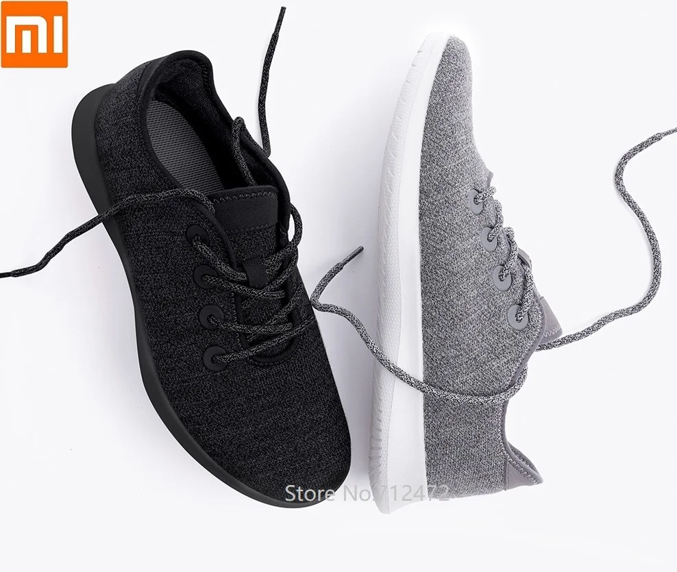  Xiaomi Aishoes wool Comfortable Keep warm Lightweight casual shoes men Running Fitness Driving shoe