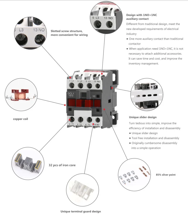 GEYA CJX2-0910 1210 1810 магнитный контактор переменного тока 220V или 380VAC контактор переменного тока 3-полюсный 9A 12A 18A 1NO LC1D-09 контактор