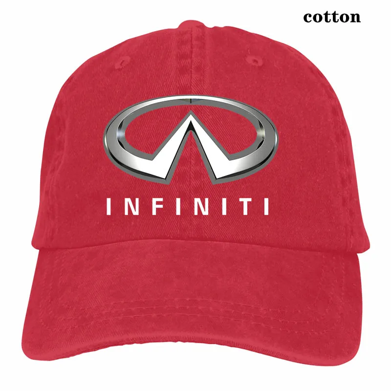 Infiniti/бейсболка с логотипом автомобиля для мужчин и женщин, Кепка-Дальнобойщик, модная Регулируемая Кепка - Цвет: 3-Red