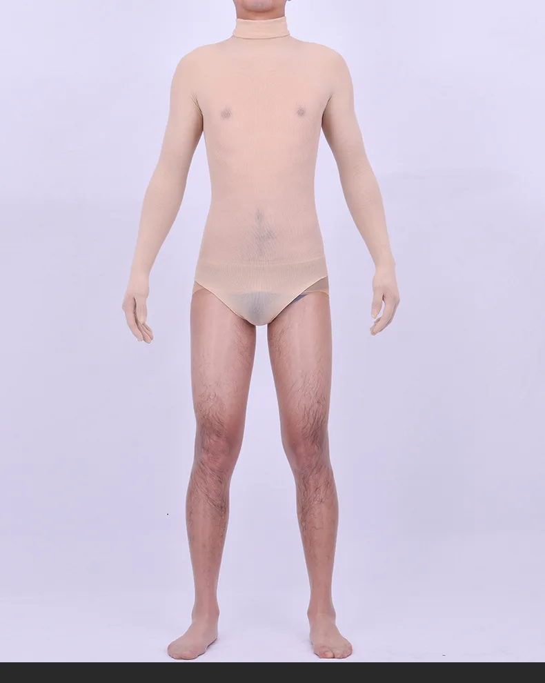 Ecoosexy Unisex 80d Seamless Five Fingers Long Sleeve Bodysuit Half Coat Zentai One Piece Tights Diy Any Cut Bodystocking Catsuit Leotard -Zentai shop online Hd3a21734849f41b9b30ed425a7f78baeh.jpg