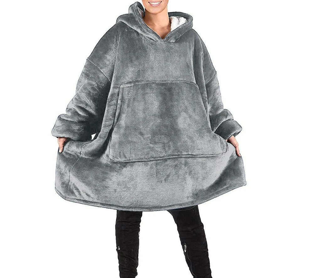  Blanket with Sleeves Women Oversized Hoodie Fleece Woemen Hoodies Sweatshirts Giant TV Blanket Wint