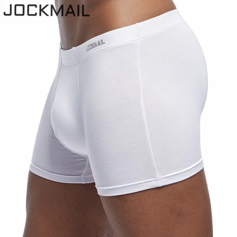 Мужские дышащие трусы JOCKMAIL Однотонные боксеры из модала сексуальное нижнее