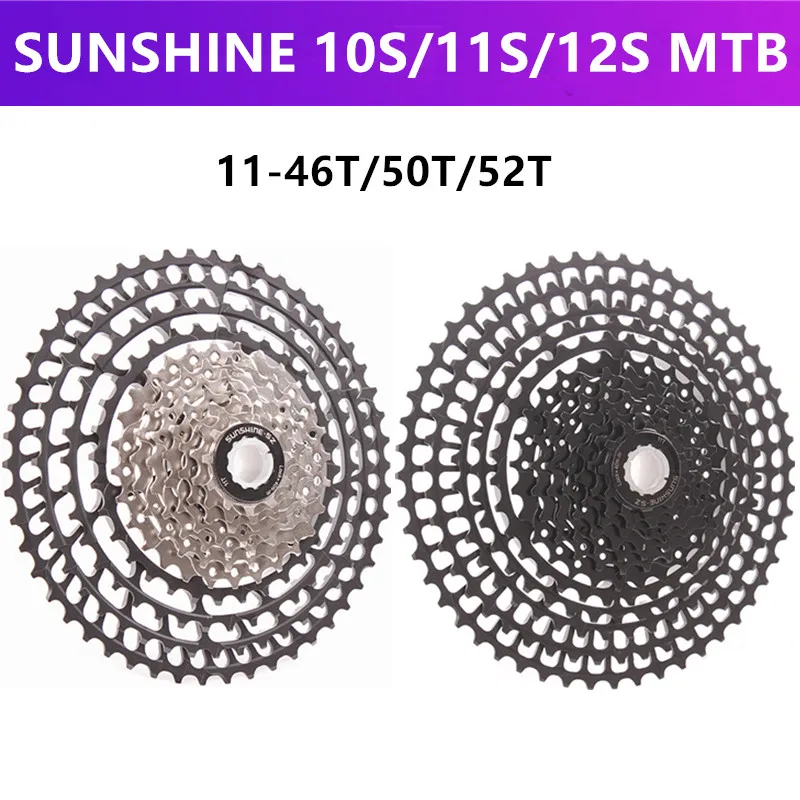 SUNSHINE MTB велосипедный маховик 10/11/12 скорость CNC Сверхлегкий полый 11-46 T/50 T/52 T
