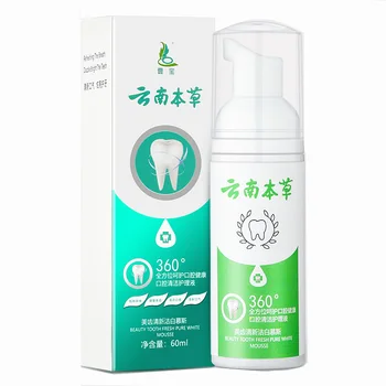 

Tooth-Cleaning Mousse Toothpaste Teeth Whitening Oral Hygiene Removes Plaque Stains Bad Breath Dental Tool