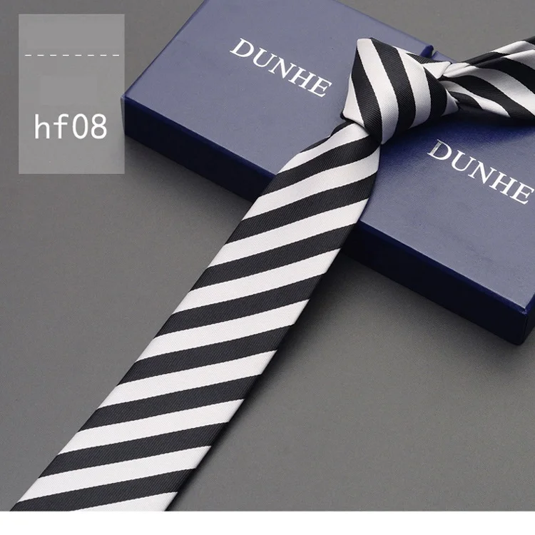 High Quality Fashion New Silk Formal Wedding Ties for Men Tie slim 6cm Necktie Designers Casual Neck Tie with Gift Box