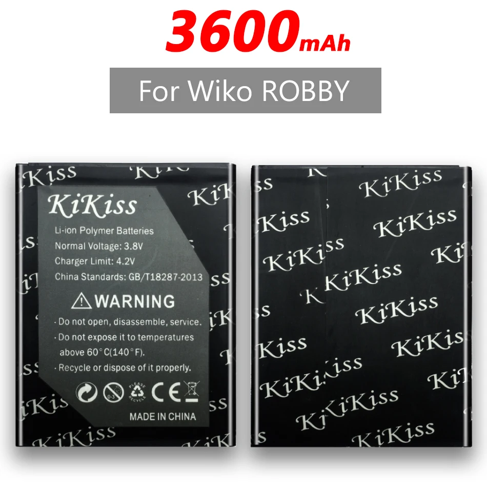3600 мА/ч для Wiko ROBBY аккумулятор большой мощности 3600 мА/ч