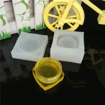 

3 Shapes Containers with Lid Silicone Resin Mold Flower Pot Ashtray Resin Molds Q0KE