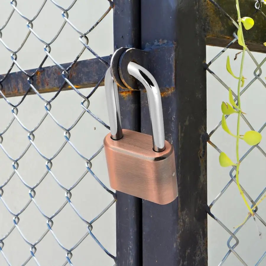 4 Digit Zinc Alloy Padlock Password Security Lock Long Beam Security Anti-Theft Waterproof lock candado