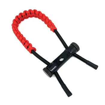 

1*archery practice Strap Outdoor Adjustable Archery Compound Bow Braided Wrist Sling Strap Rope Practical Gear