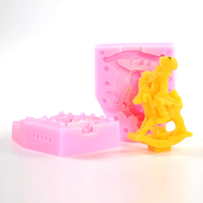 3D Рождественская форма для свечей, силиконовые формы для мыла, DIY Форма для свечей, Рождественское украшение для дома