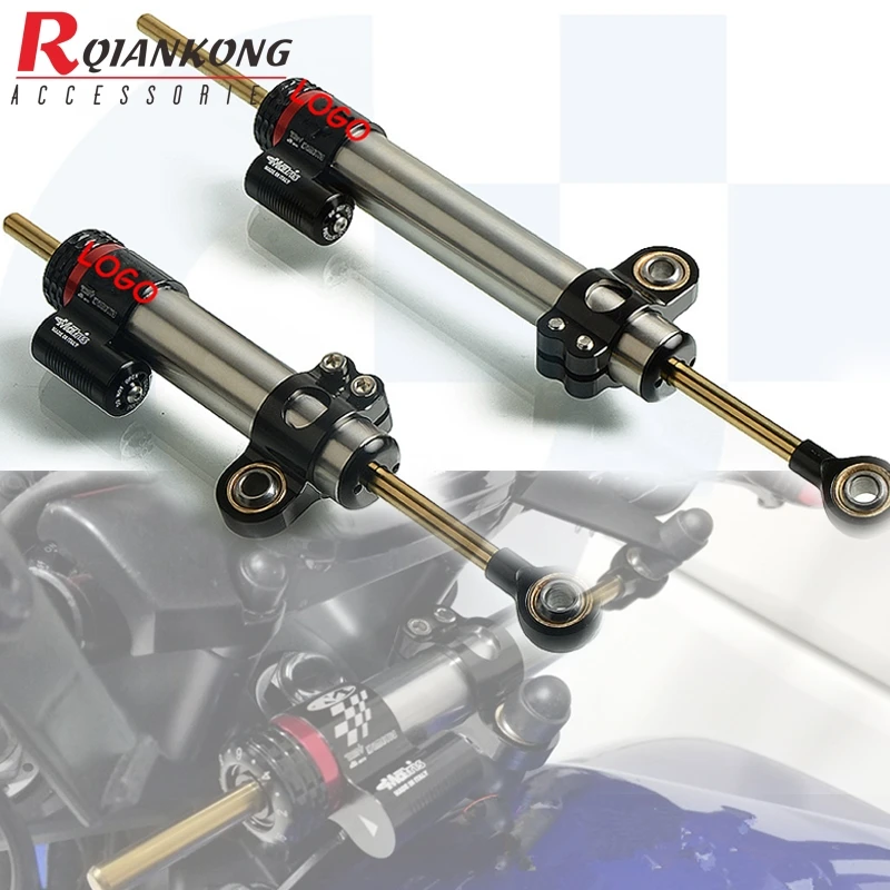 Motorcycle Universal Adjustable Steering Damper Stabilizer Safety